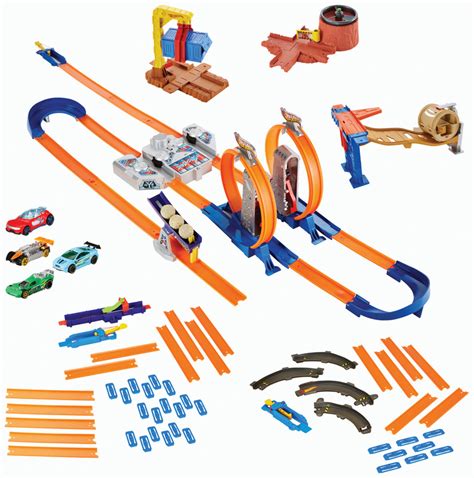 Hot Wheels Track Builder Mega Gift Set Shop Hot Wheels Cars Trucks