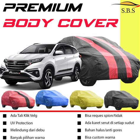 Jual Body Cover Mobil Rush Sarung Mobil Rush All New Rush New Rush Rush