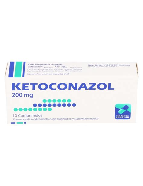 KETOCONAZOL 200 MG 10 COMPRIMIDOS MINTLAB