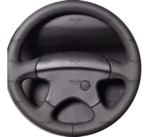 Capa De Volante Costurada Golf Gti Couro Liso Parcelamento Sem Juros