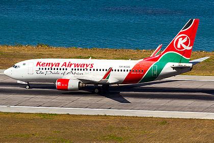 Kenya Airways Boeing 737-700 | Latest Photos | Planespotters.net