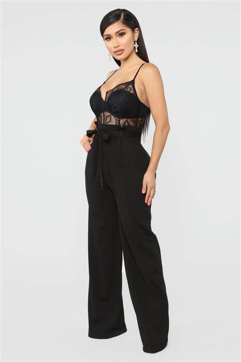 Roof Top Party Lace Jumpsuit Black Black Lace Jumpsuit Design Your