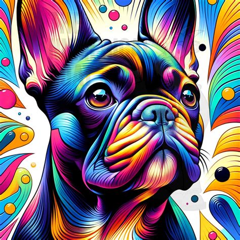 BUNDLE Vibrant Dog Art Collection Colorful Canine Prints Set, Diverse ...