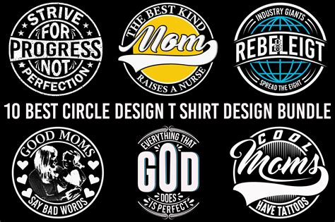 Best Circle T Shirt Design Bundle Graphic By Design Spring