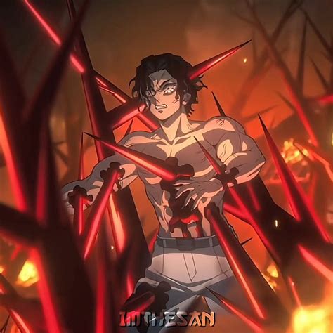 Crazy Blood Demon Art🤯🩸 Fyp Kny Demonslayer Foryou Demon Art