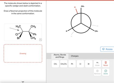 Solved The Molecule Shown Below Is Depicted In A Specific Chegg