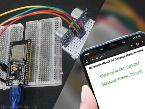 Ultrasonic Hc Sr04 Sensor Interfacing With ESP32 ESP32