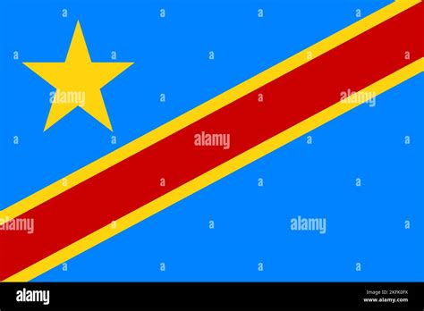 Democratic Republic Of The Congo Flag Dr Congo National Banner And