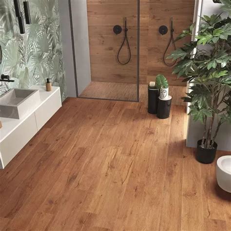 Porcelanato Simil Madera Casterly Caoba X Espa Ol Vg