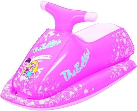 Pink Inflatable Jet Ski Swimming Pool Ride On 41001 - Quickdraw Supplies