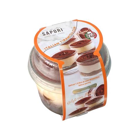 Frozen Italian Tiramisu in Glass Cup – Fred's