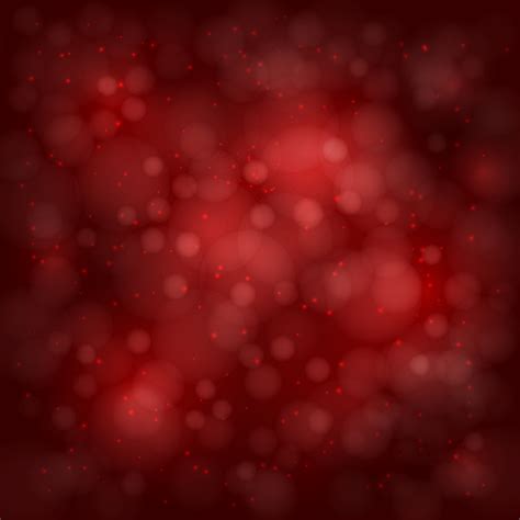 Red Bokeh Effect Abstract Background Blurred Backdrop Festive