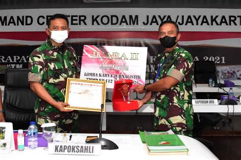 Kodam Jaya Meraih Juara Ii Kategori Kapendam Pada Lkj Tmmd Ke