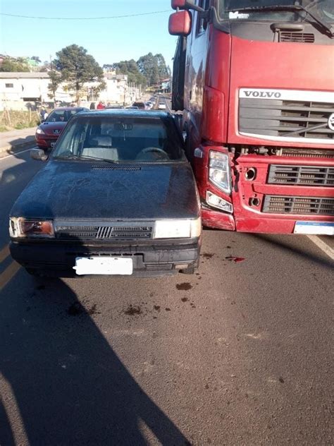 SC Caminhoneiro Evita Grave Acidente Ao Desviar De Carro Pane