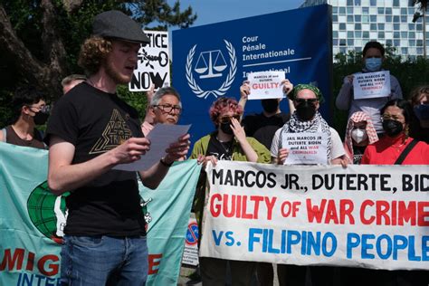 Dutch Filipino Solidarity Group Urges Icc To Investigate War Crimes Of