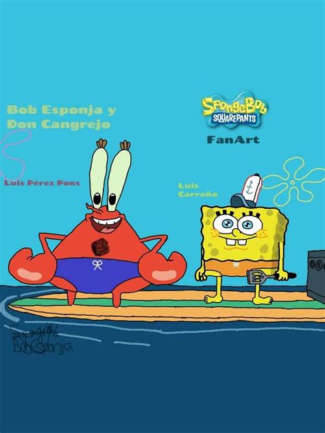 Don Cangrejo Y Bob Esponja En La Playa SpongeBob ThorGift If