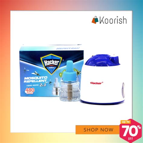 KOORISH Hacker 2 In 1 Electric Mosquito Repellent Heater And Repellent