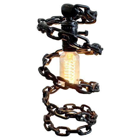 Spiral Chain Link Table Lamp 2000s Usa For Sale At 1stdibs