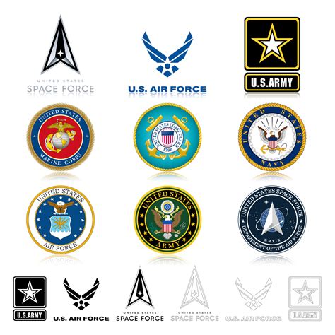 United States Army Logos Us Military Logos United States Logo Bundle
