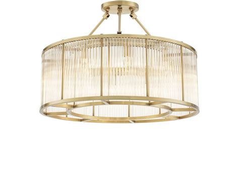 Eichholtz Ceiling Lamp Bernardi L Brass Wilhelmina Designs