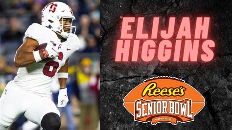 2023 NFL Draft Elijah Higgins WR Stanford SENIOR BOWL YouTube