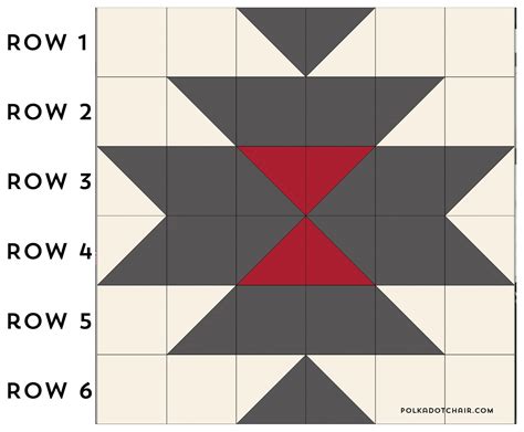 Sundance Quilt; A Free Squash Blossom Quilt Pattern - The Polka Dot Chair