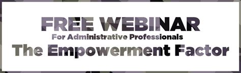 Free Online Training For Administrative Assistants The Empowerment Factor Office Dynamics