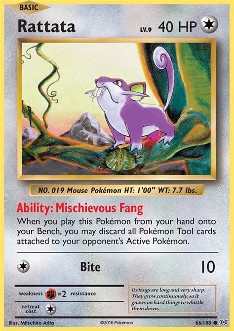 Rattata Evolutions EVO 66 PkmnCards