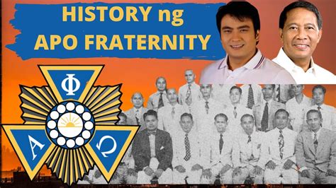 Kasaysayan Ng Alpha Phi Omega Apo Sa Pilipinas Sino Ang Mga Sikat Na Miyembro Ng Frat Na Ito