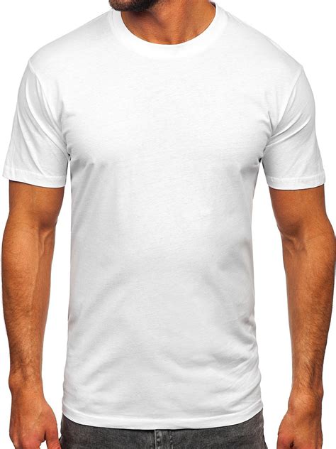 Camiseta De Manga Corta Sin Estampado Para Hombre Blanco Bolf 14291 BLANCO