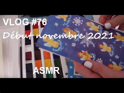 Asmr Fran Ais Vlog D But Novembre Courses Cadeau Autocollants