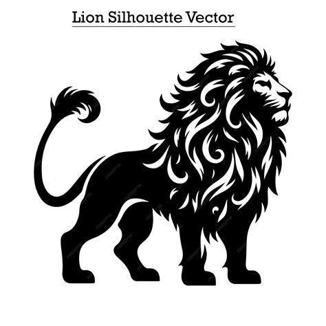 Premium Vector Lion Silhouette Vector Collection