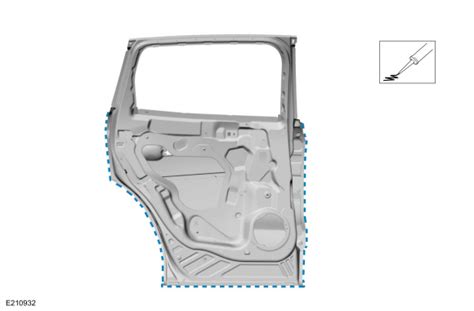 Lincoln Nautilus Rear Door Skin Panel Removal And Installation