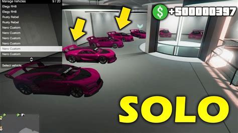 Gta Online Car Duplication Glitch Solo New Money Glitch