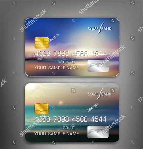 Free Debit Card Design Template Printable Templates