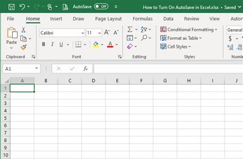 How To Turn On AutoSave In Excel 3 Easy Ways