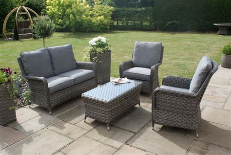 Maze Rattan Victoria High Back Sofa Set Cheshire Sandstone Supplies