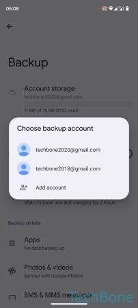 How To Change Google Backup Account Android Manual Techbone