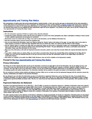 Free 5 Apprenticeship Training Plan Samples In Pdf