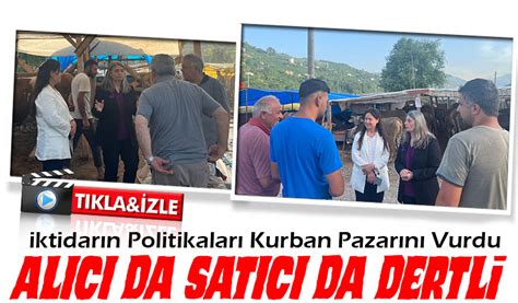 CHP Milletvekili Sibel Suiçmez Trabzon Akoluk taki Kurban Pazarında