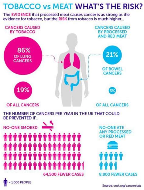 Processed Meat And Cancer Link Three Charts That Explain Everything