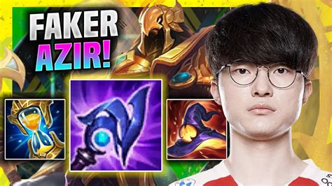 FAKER BRINGS BACK HIS ICONIC AZIR T1 Faker Plays Azir Mid Vs Zed