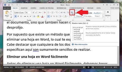 C Mo Eliminar Una Hoja En Word Tecnolog A F Cil