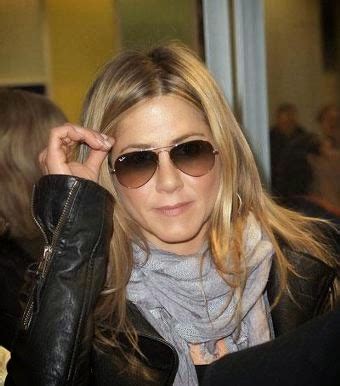 Jennifer Aniston Ray Ban Aviator Brown Sunglasses | Fashion and Style ...