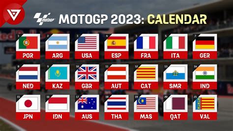 Official Motogp 2023 Calendar PDF to Print in English - New, Não perca tempo! Baixe este app ...