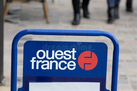 Ouest France Newspaper Logo Brand And Text Sign In City Street West