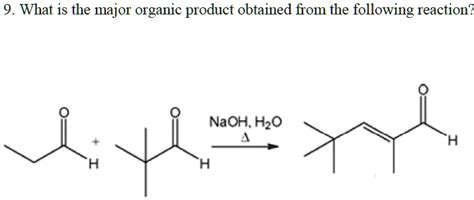 SOLVED: What is the major organic product obtained from the following ...