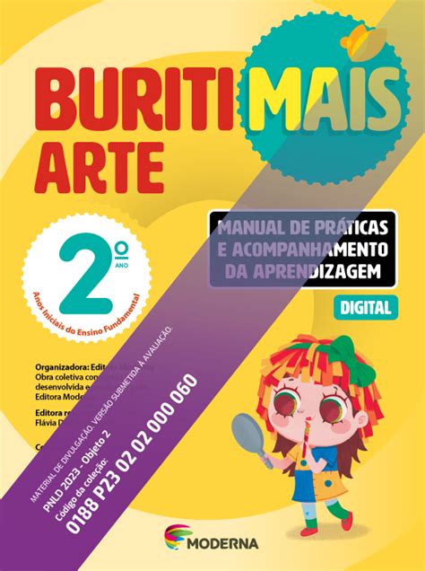 BURITI MAIS ARTE 2º ANO PNLD Moderna