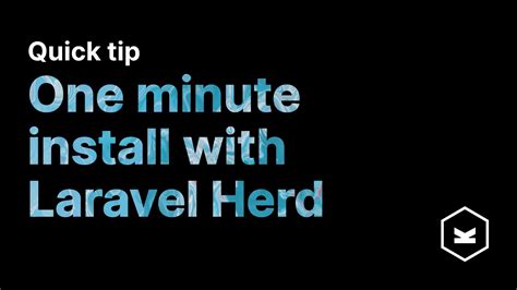 One Minute Installation With Laravel Herd YouTube