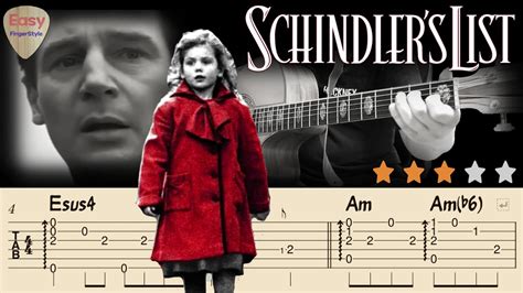 🔴theme From Schindlers List John Williamsㅣacoustic Fingerstyle